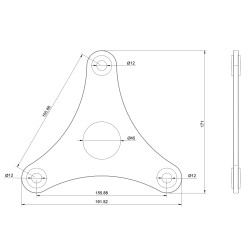 SET Anclaje Aéreos -Placa triangular 4