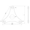 SET Anclaje Aéreos -Placa triangular 4