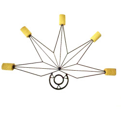 Abanicos de fuego 5 puntas Lotus - Par ▷ Comprar en 441Malabares