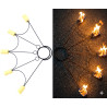 Abanicos de fuego 5 puntas Spider - Par ▷ Comprar en 441Malabares