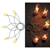 Abanicos de fuego 5 puntas Lotus - Par ▷ Comprar en 441Malabares