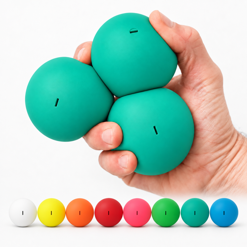Pack 3 x Pelota BBX 68mm 130g - Cubierta ultrafina completamente rellena de semillas de mijo - Play Juggling ▷ Comprar en