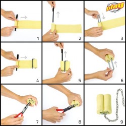 Explicacion por pasos de cómo cambiar el kevlar en las Cariocas de fuego Poseidon 70 mm