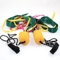 Cariocas de CINTAS en color amarillo (plano detalle)