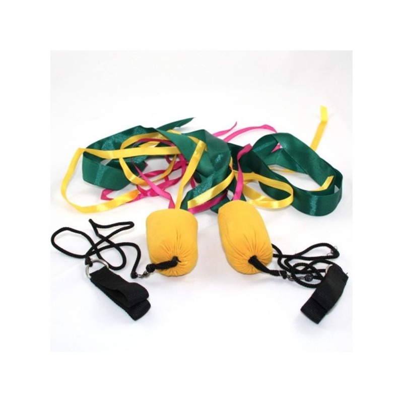 Cariocas de CINTAS en color amarillo (plano detalle)