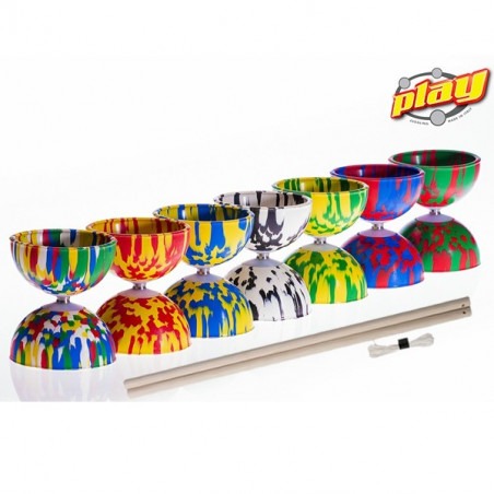 Set Diábolo MULTICOLOR + Palos de madera - 1