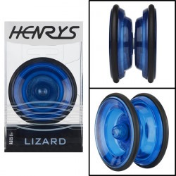 Yo-Yo LIZARD (AXYS) de Henrys - Azul vista frontal, lateral y oblícua