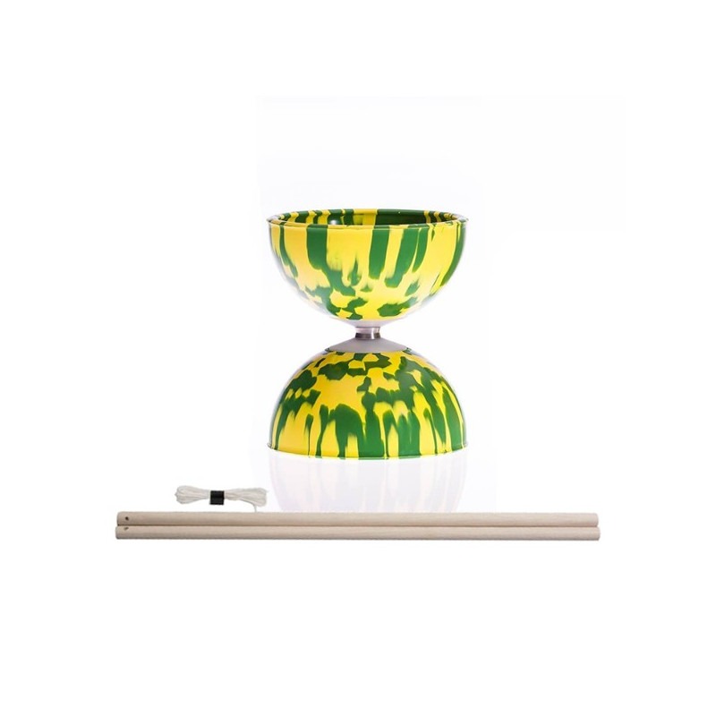 Set Diábolo MULTICOLOR + Palos de madera - 7