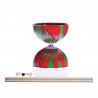 Set Diábolo MULTICOLOR + Palos de madera - 8