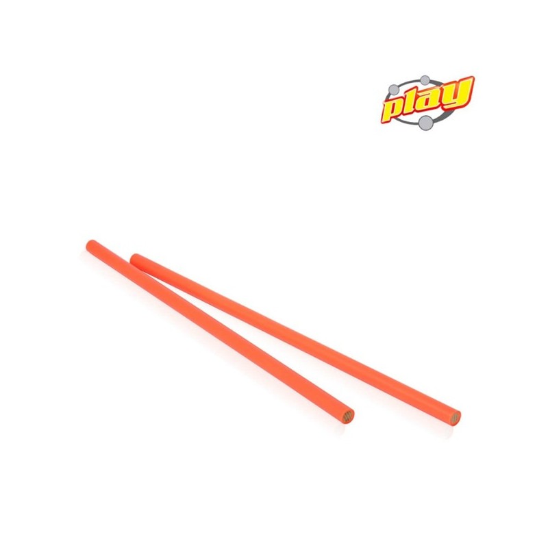 Baquetas Devil Stick Madera con Silicona - Palos de control palo chino - 3