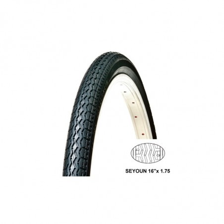 Cubierta Seyoun NJK 16" x 1,75" Blanco ▷ Comprar en 441Malabares