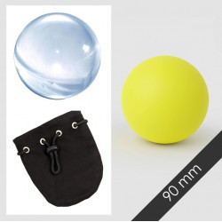 PACK CONTACT 90 - Pelota escena 90mm + Pelota Acrílica 90mm + Bolsa - 5