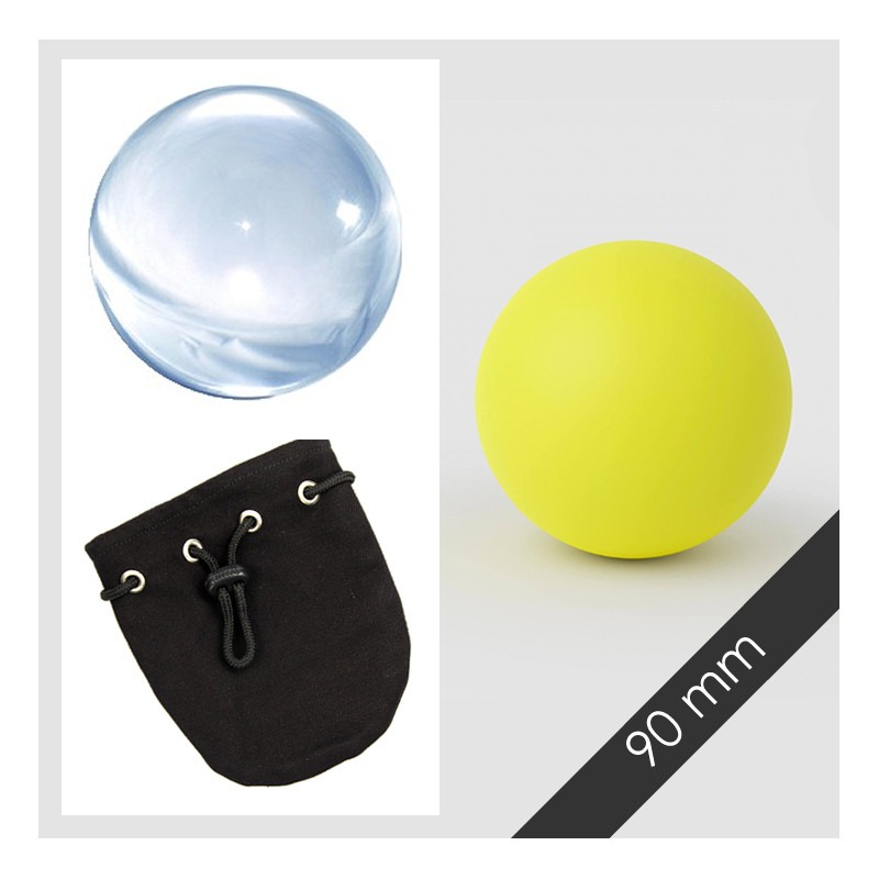 PACK CONTACT 90 - Pelota escena 90mm + Pelota Acrílica 90mm + Bolsa - 5