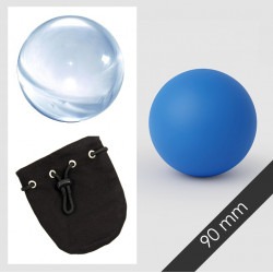 PACK CONTACT 90 - Pelota escena 90mm + Pelota Acrílica 90mm + Bolsa - 6