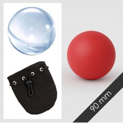 PACK CONTACT 90 - Pelota escena 90mm + Pelota Acrílica 90mm + Bolsa - 3