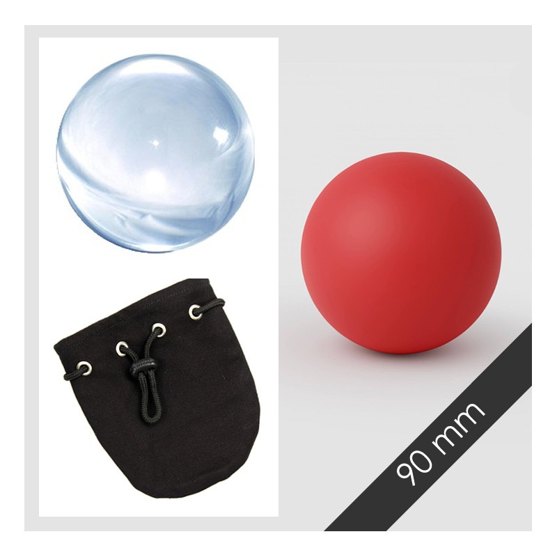 PACK CONTACT 90 - Pelota escena 90mm + Pelota Acrílica 90mm + Bolsa - 3