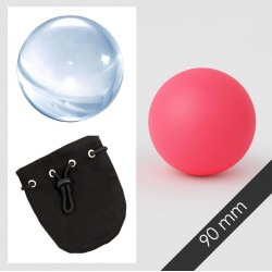 PACK CONTACT 90 - Pelota escena 90mm + Pelota Acrílica 90mm + Bolsa - 7