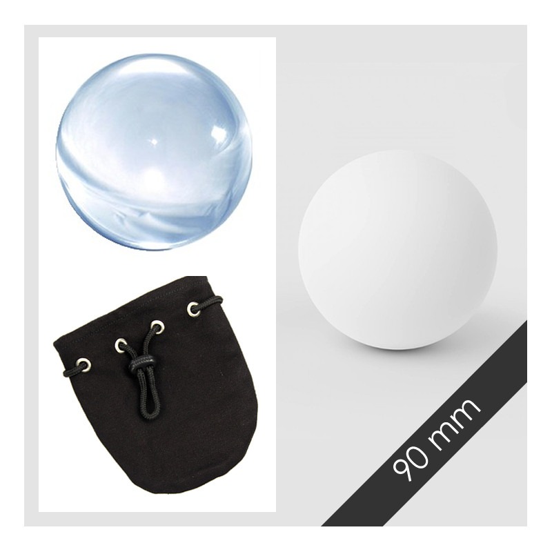 PACK CONTACT 90 - Pelota escena 90mm + Pelota Acrílica 90mm + Bolsa - 2
