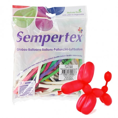 Globos Globoflexia 260Q - Surtido Tradicional (100 uds.) - 1