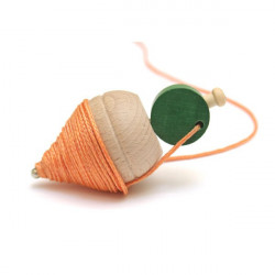 Pack 12 Trompos Peonzas Madera - Can Cels - 3