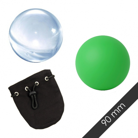 PACK CONTACT 90 - Pelota escena 90mm + Pelota Acrílica 90mm + Bolsa - 1