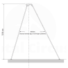Estructura tripode aéreos - Spider Aluminio ▷ Comprar en 441Malabares